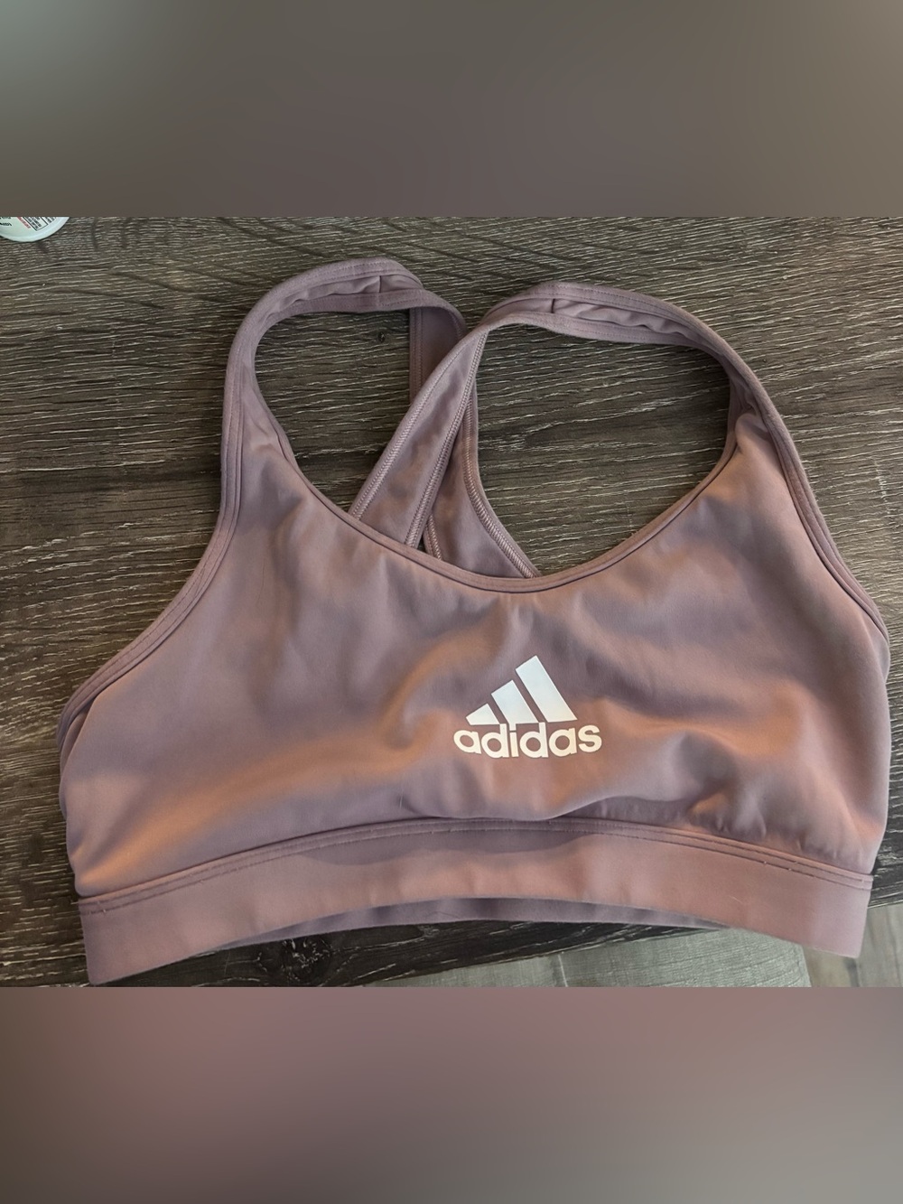 Adidas Mauve Light Purple Racerback Sports Bra